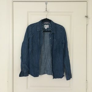 Denim Button Down Shirt